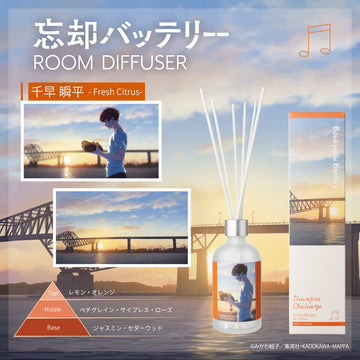 『忘却バッテリー』ルームディフューザー 千早 瞬平～フレッシュシトラス～