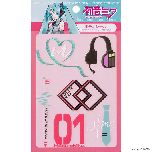 ピアプロキャラクターズ 初音ミク ボディーシールの商品写真。