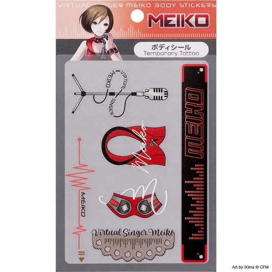 『ピアプロキャラクターズ』ボディシール MEIKO【ネコポス対象商品】（8月上旬お届け予定）